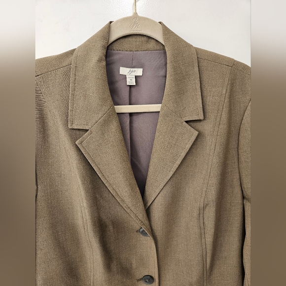 Vintage - J Jill Light Green Stretch Long Length Blazer - Size 18 - NWOT - Picture 2 of 10